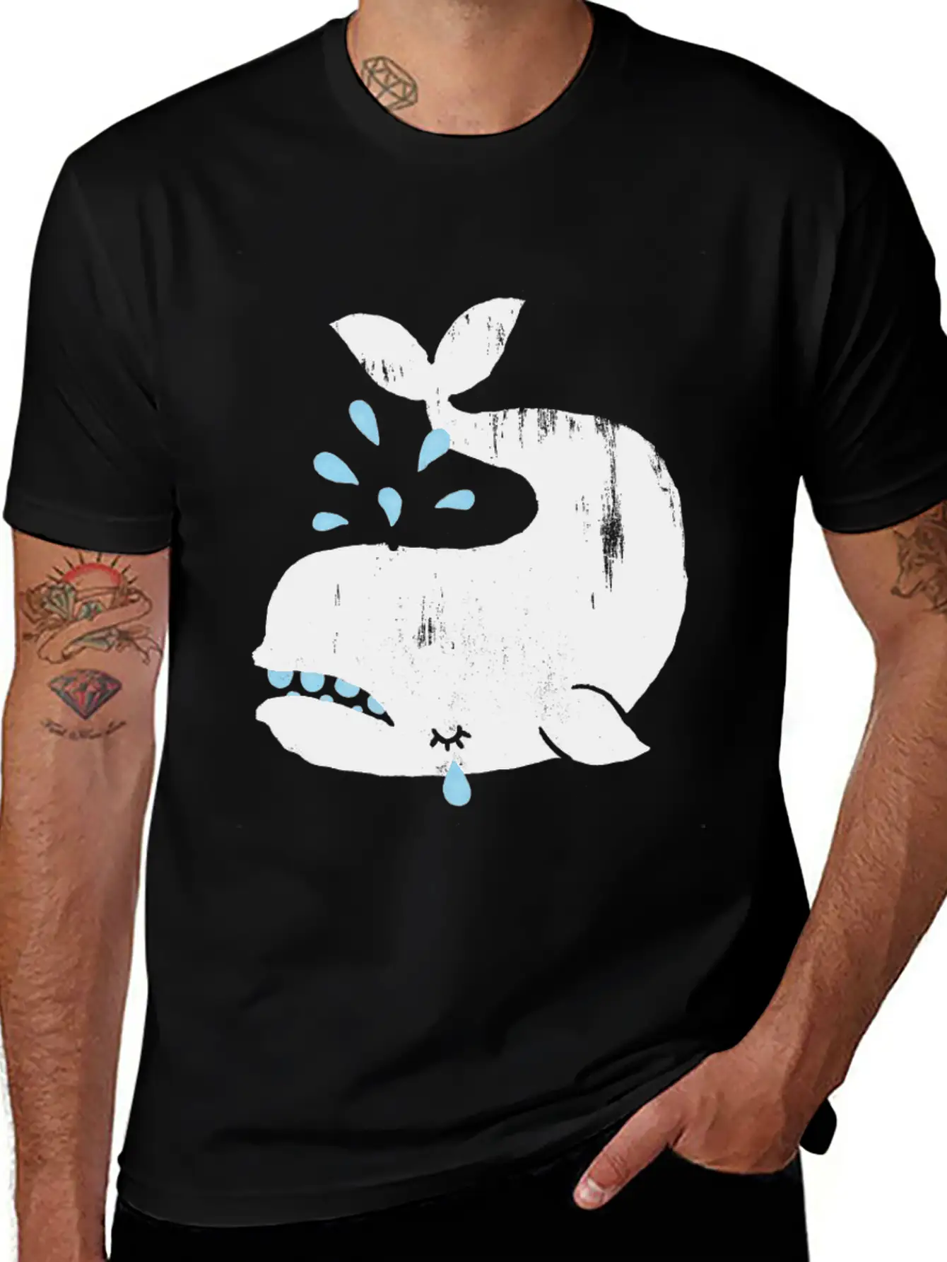 Sad Moby Timeless Short Sleeve Tee – Comfy And Minimalist Design
