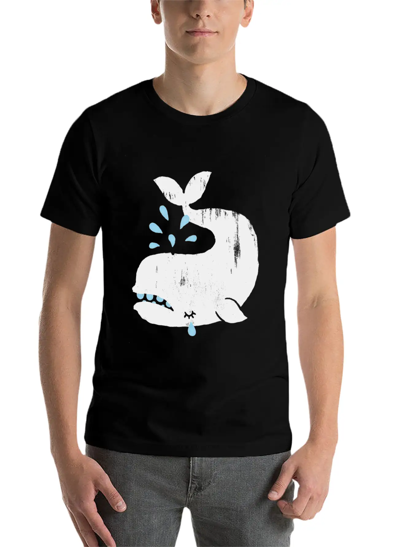 Sad Moby Timeless Short Sleeve Tee – Comfy And Minimalist Design