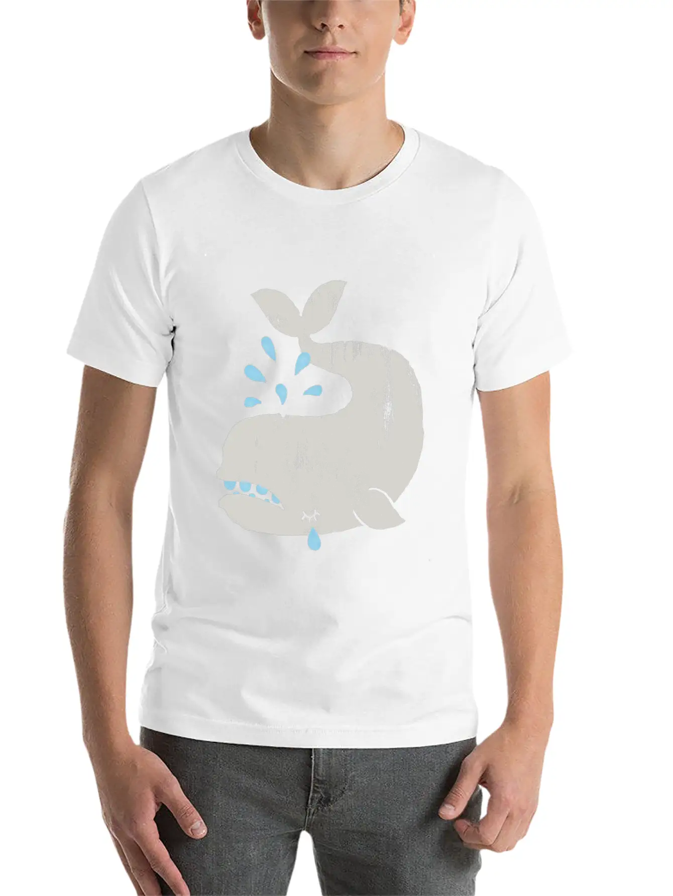 Sad Moby Timeless Short Sleeve Tee – Comfy And Minimalist Design
