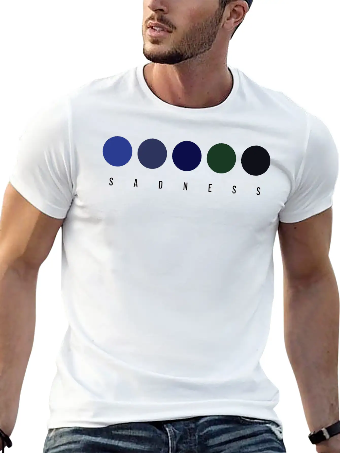 Sadness Basic Graphic T-Shirt – Daily Comfort In Soft Cotton