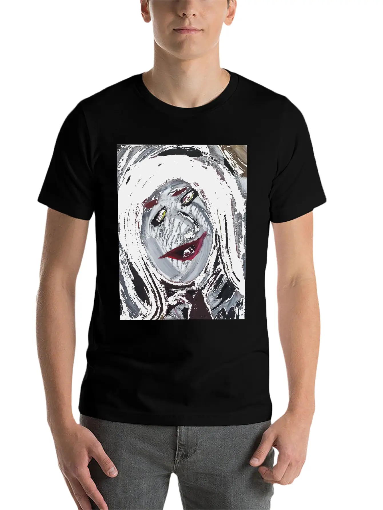Sadness Unisex Short Sleeve Soft Cotton T-Shirt – Casual Everyday Wear