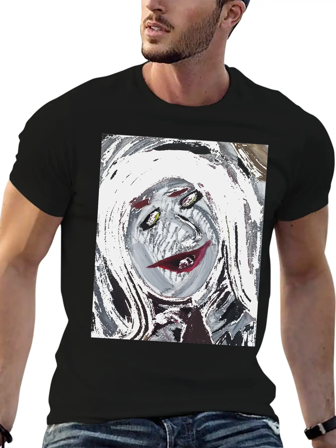 Sadness Unisex Short Sleeve Soft Cotton T-Shirt – Casual Everyday Wear