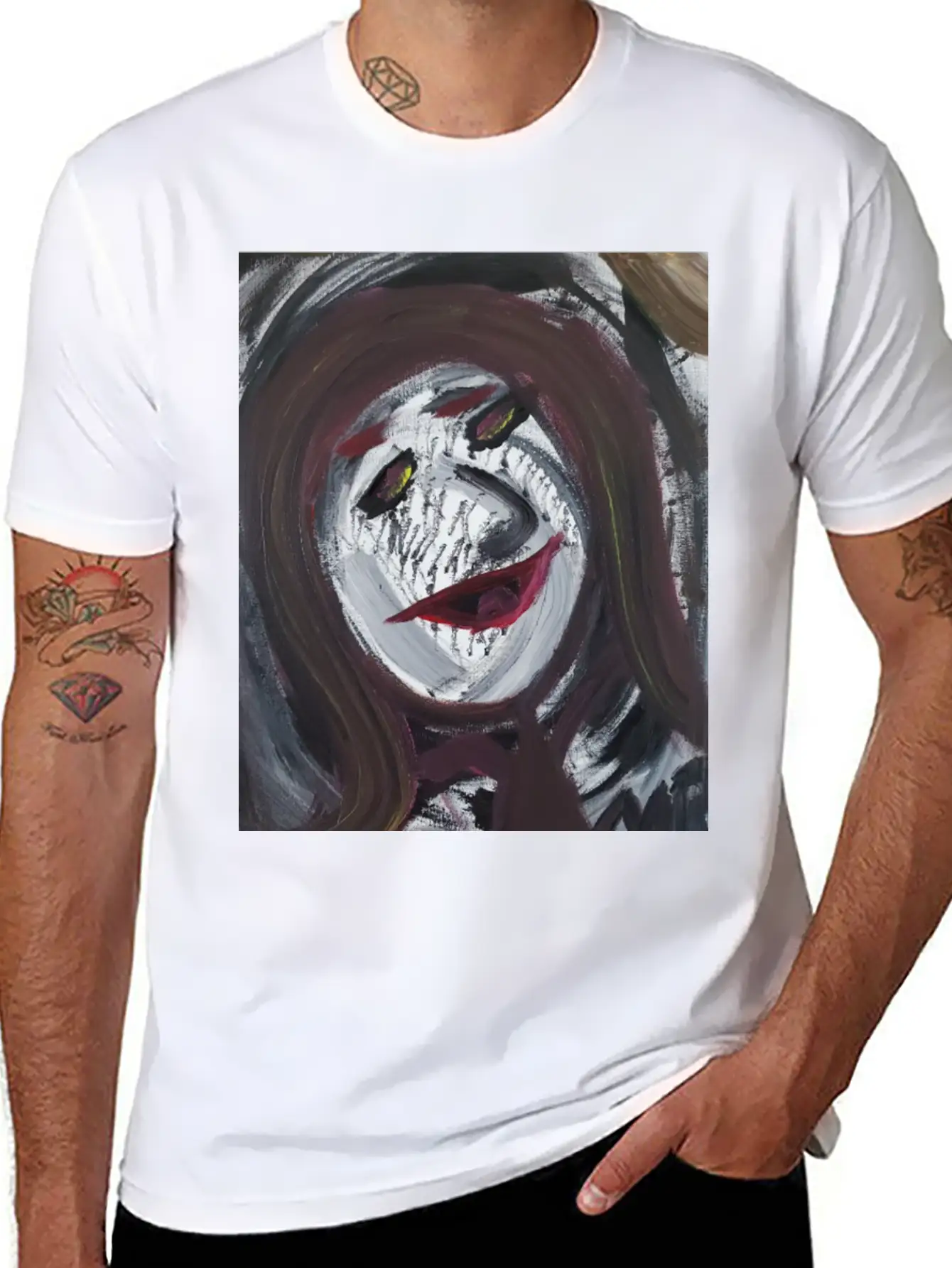 Sadness Unisex Short Sleeve Soft Cotton T-Shirt – Casual Everyday Wear