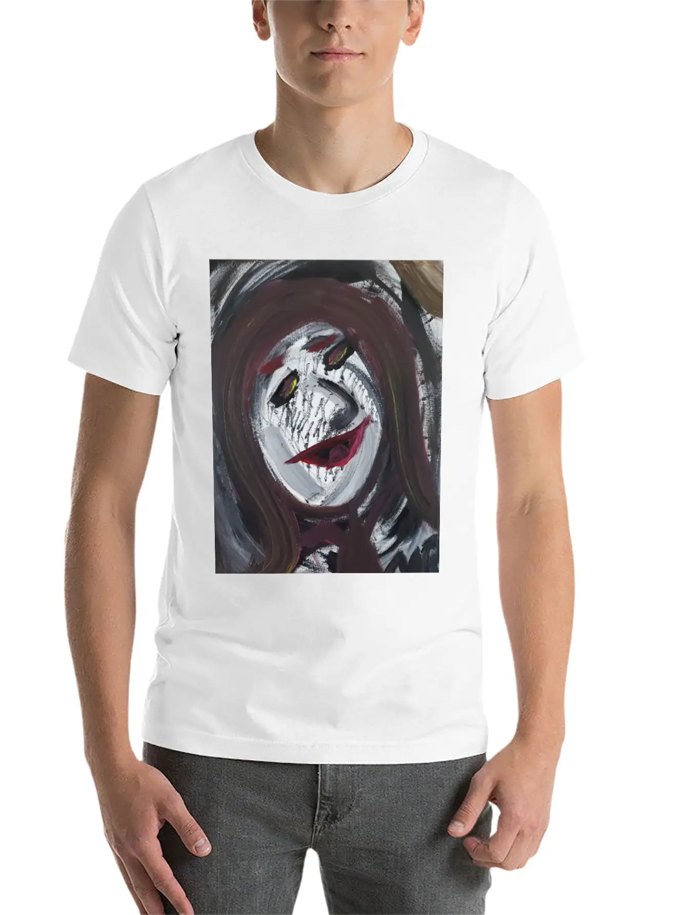 Sadness Unisex Short Sleeve Soft Cotton T-Shirt – Casual Everyday Wear