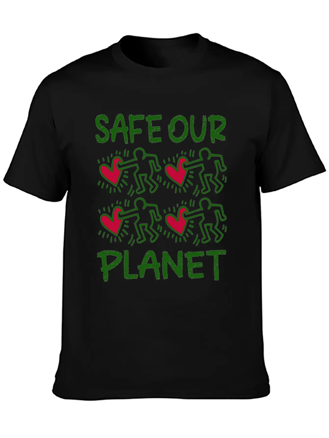 Safe Our Planet Unisex Casual T-Shirt – Clean Design For Daily Comfort