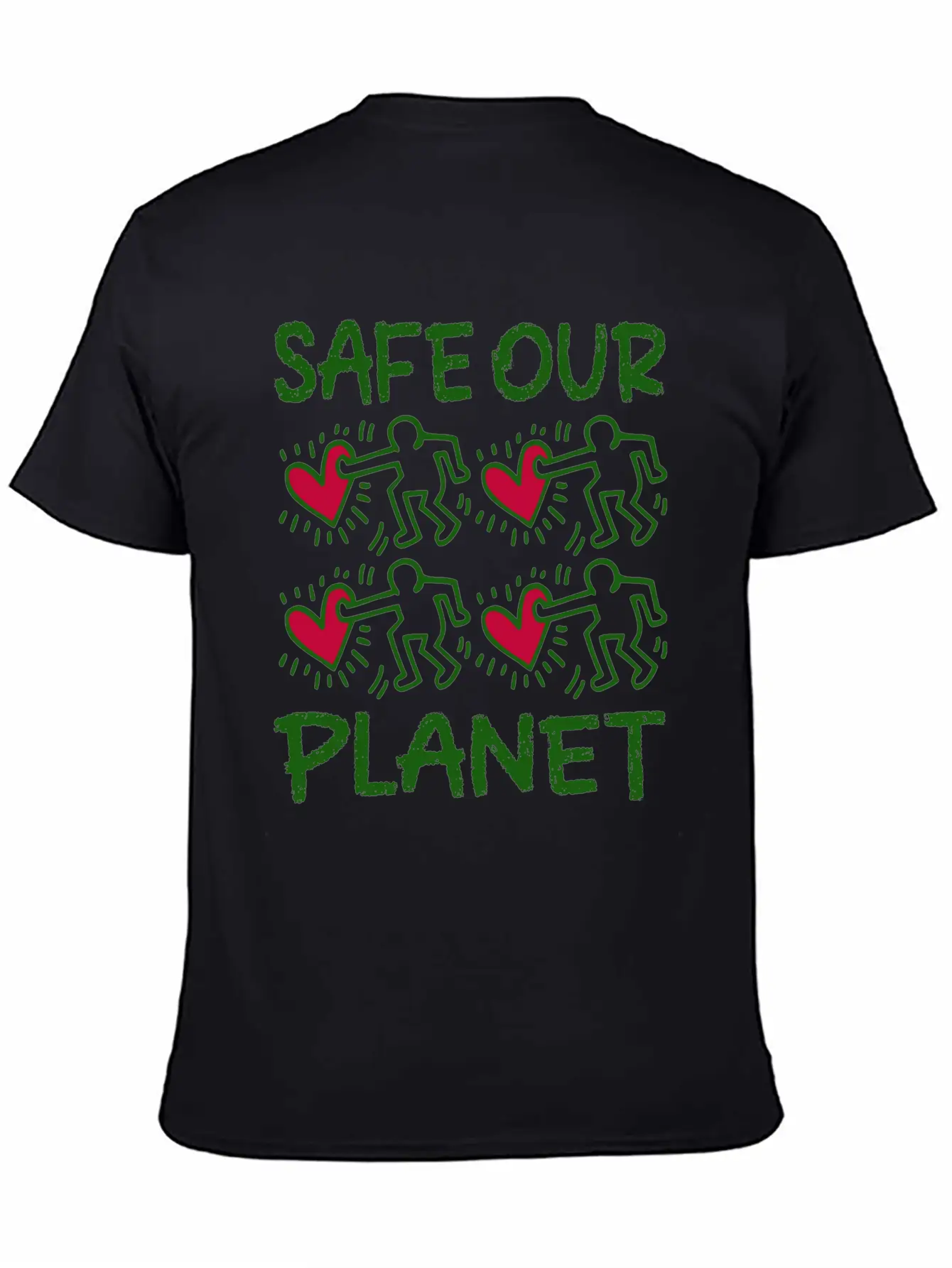 Safe Our Planet Unisex Casual T-Shirt – Clean Design For Daily Comfort