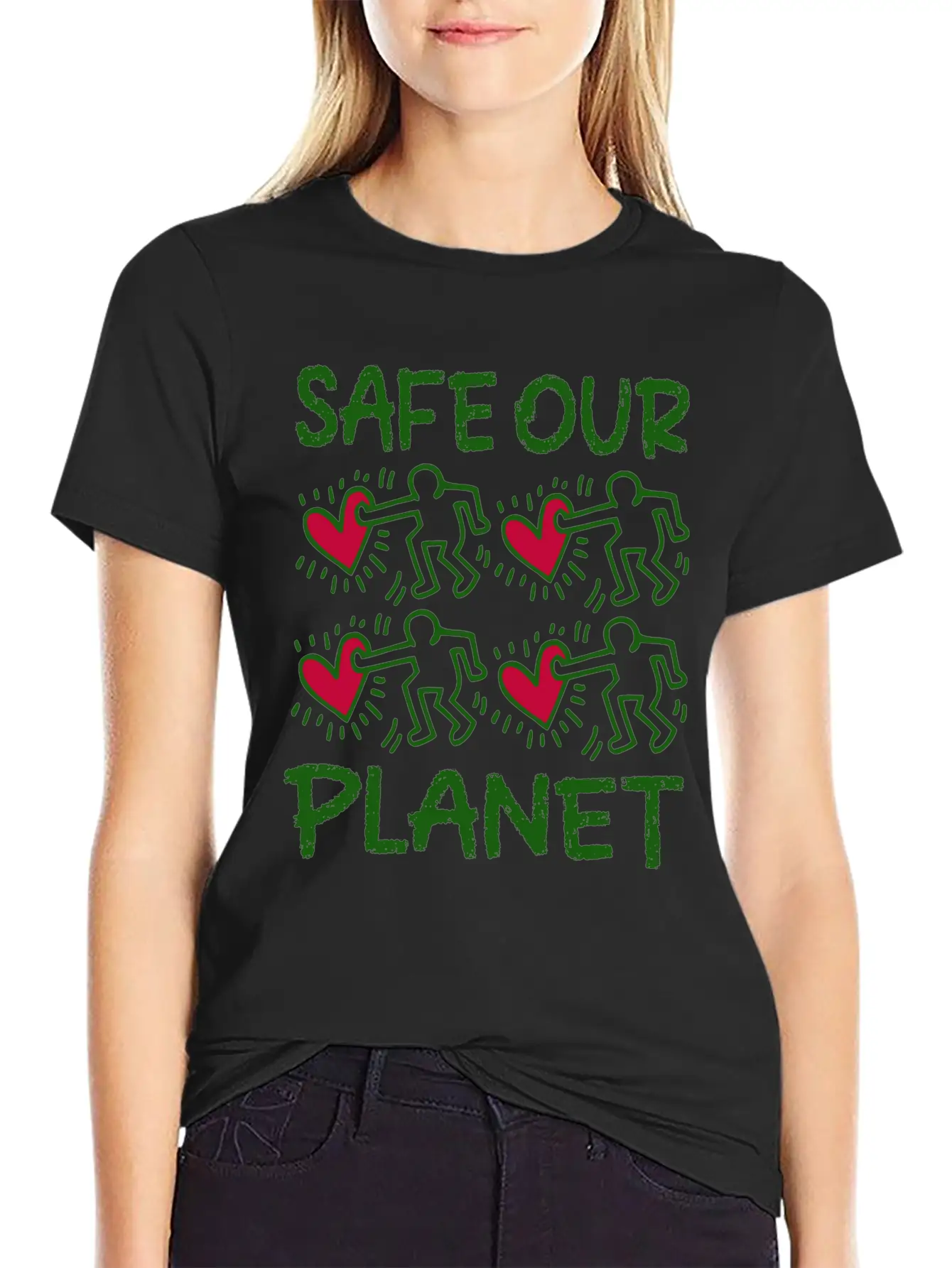 Safe Our Planet Unisex Casual T-Shirt – Clean Design For Daily Comfort