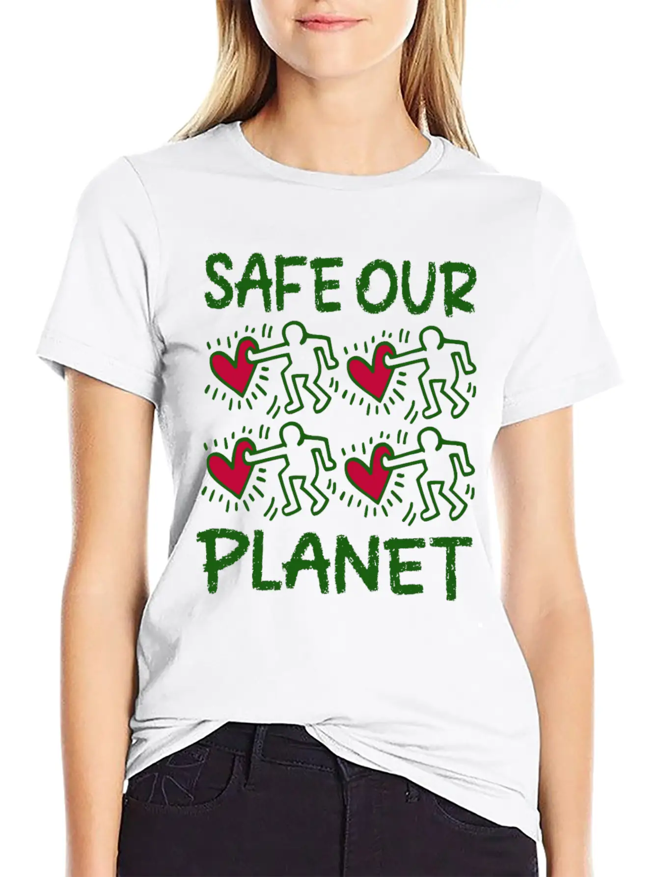 Safe Our Planet Unisex Casual T-Shirt – Clean Design For Daily Comfort