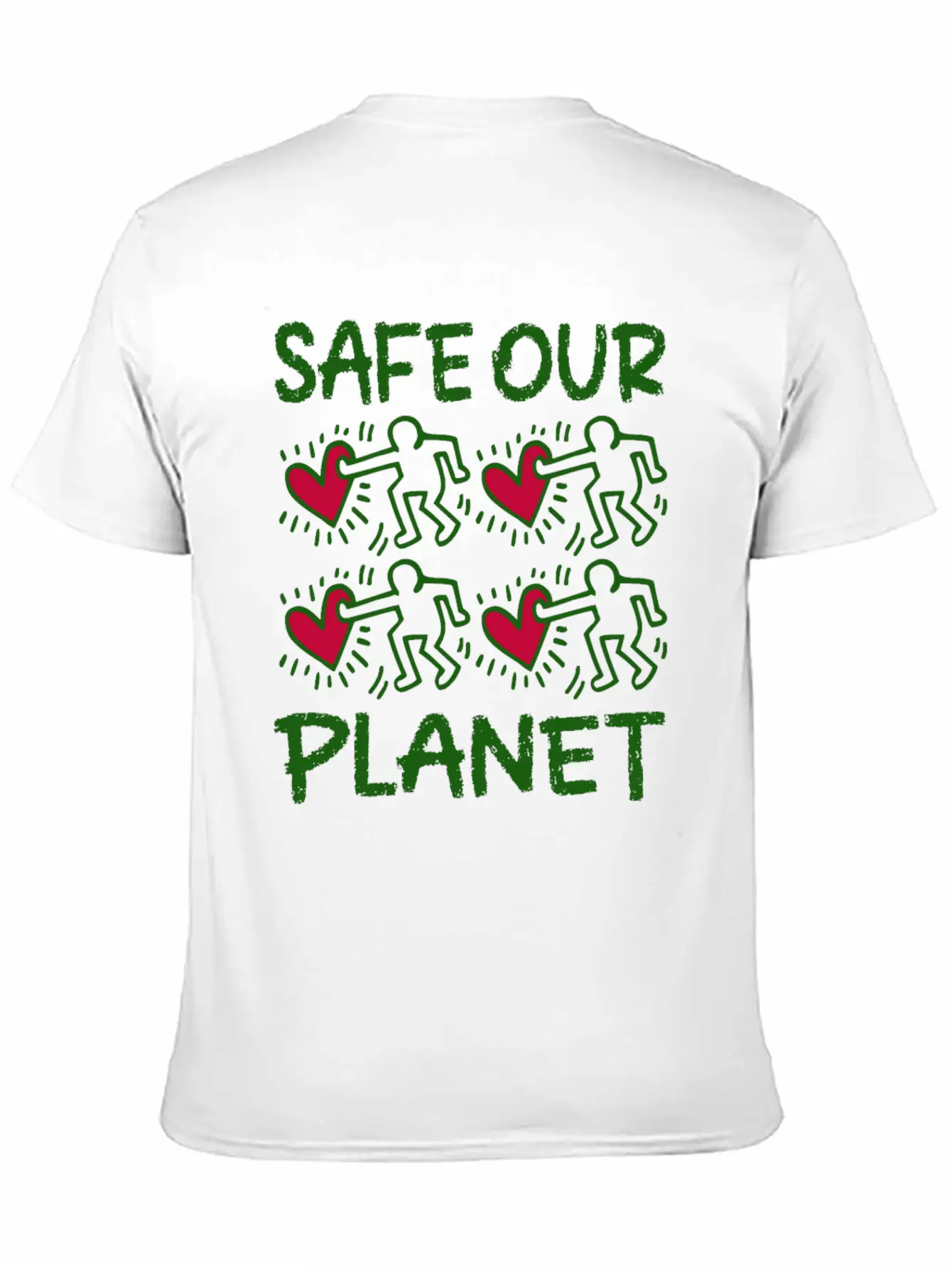 Safe Our Planet Unisex Casual T-Shirt – Clean Design For Daily Comfort