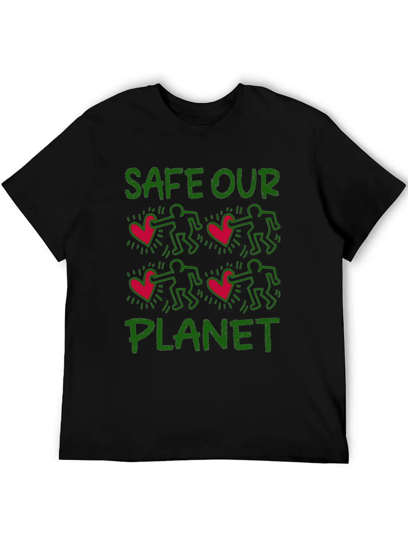 Safe Our Planet Unisex Casual T-Shirt – Clean Design For Daily Comfort
