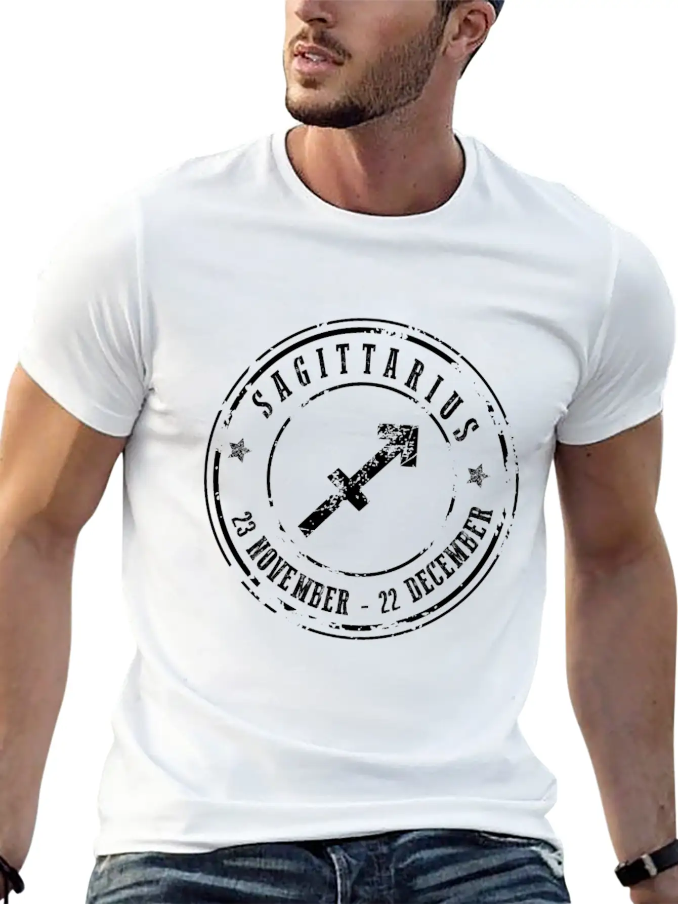 Sagittarius Unisex Short Sleeve Soft Cotton T-Shirt – Casual Everyday Wear