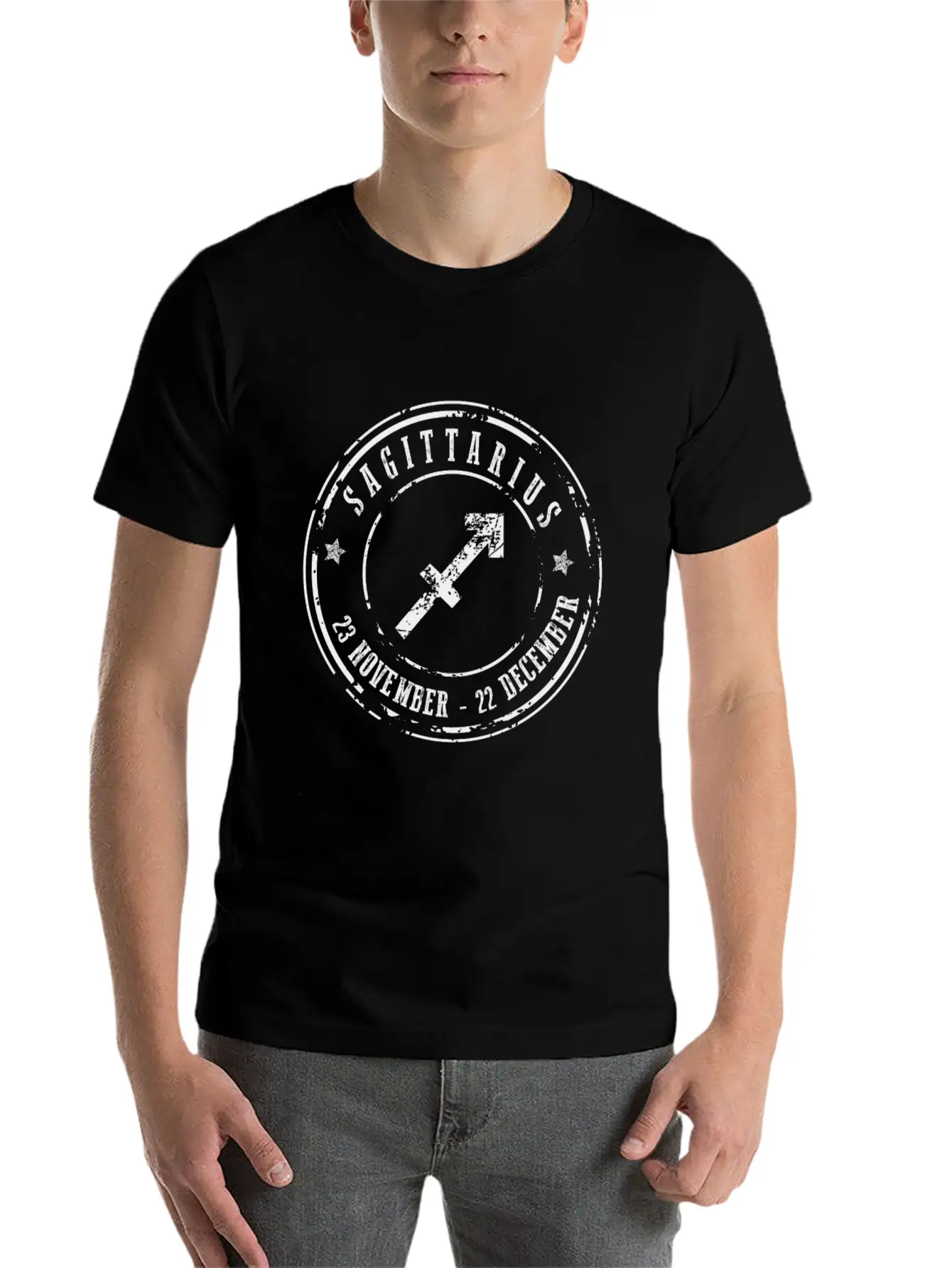 Sagittarius Unisex Short Sleeve Soft Cotton T-Shirt – Casual Everyday Wear