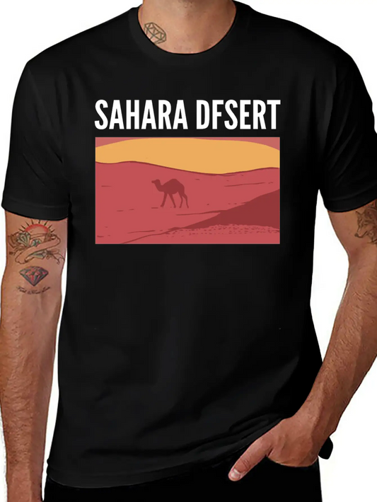 Sahara Desert Tour Guide Gift Unisex Casual T-Shirt – Clean Design For Daily Comfort