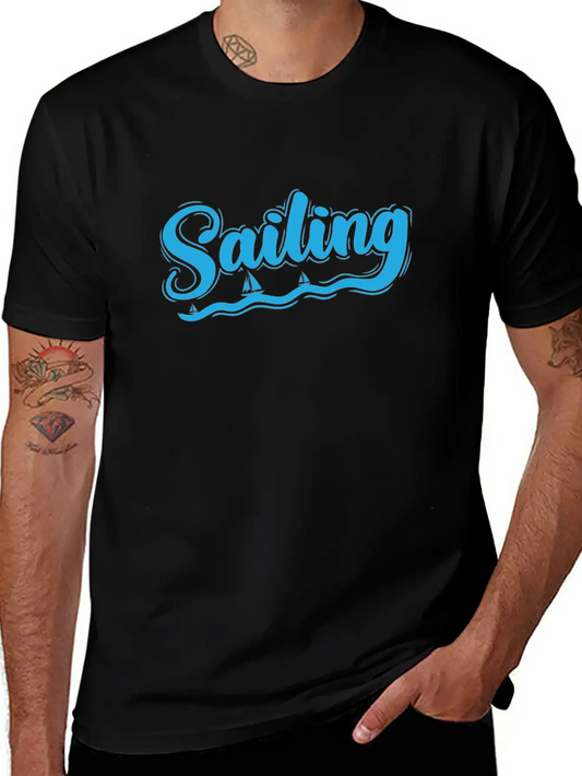 Sailing Boat Sports Water Sports Comfortable Minimalist Graphic Tee – Summer Style Essential