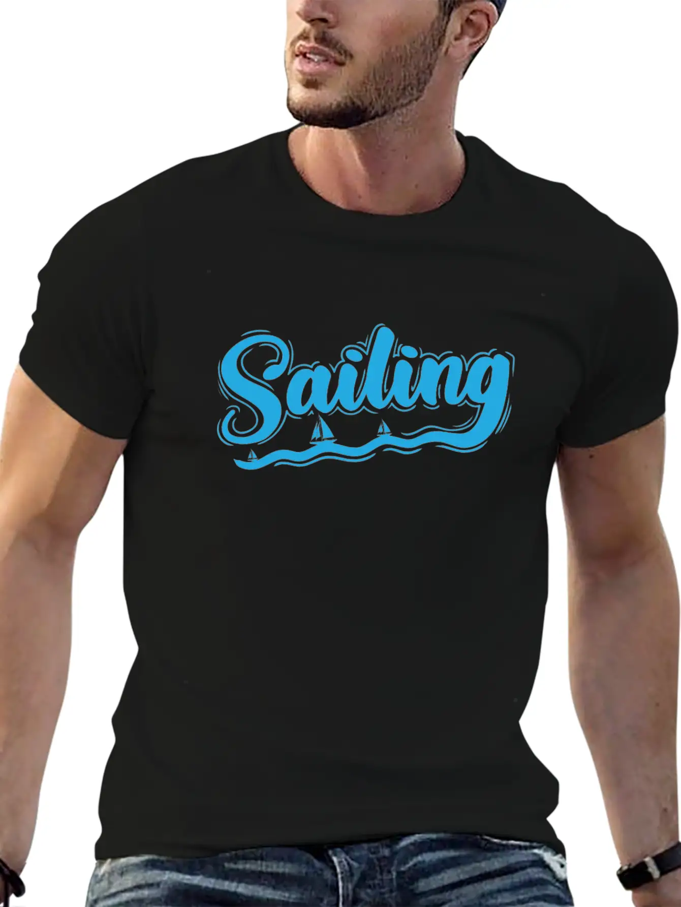 Sailing Boat Sports Water Sports Comfortable Minimalist Graphic Tee – Summer Style Essential