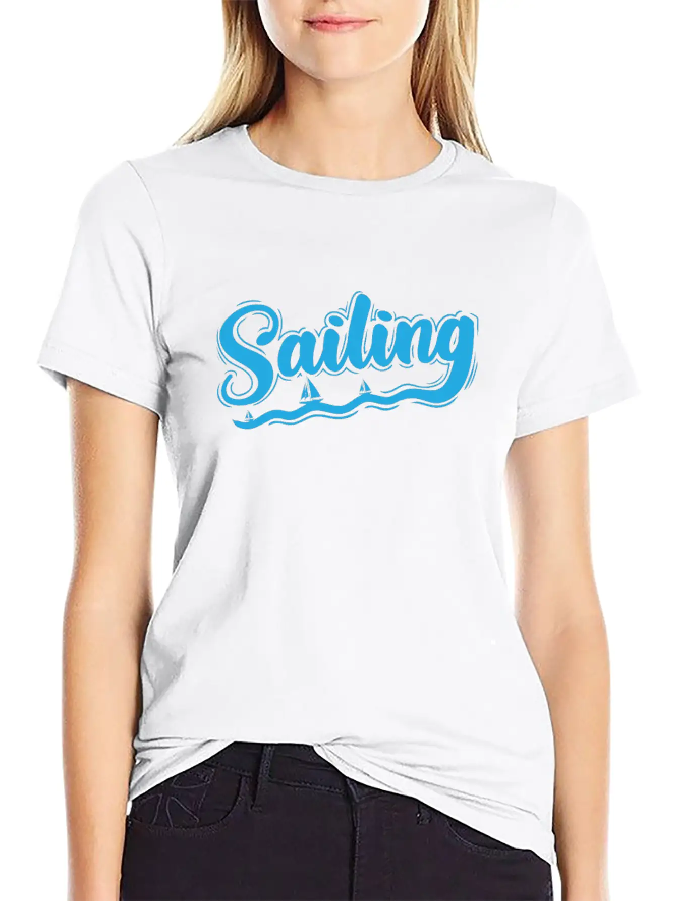 Sailing Boat Sports Water Sports Comfortable Minimalist Graphic Tee – Summer Style Essential