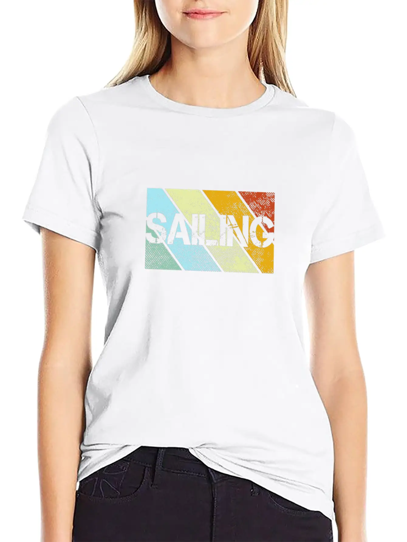 Sailing Retro Stylish Everyday T-Shirt – Unisex Basic Cotton Tee