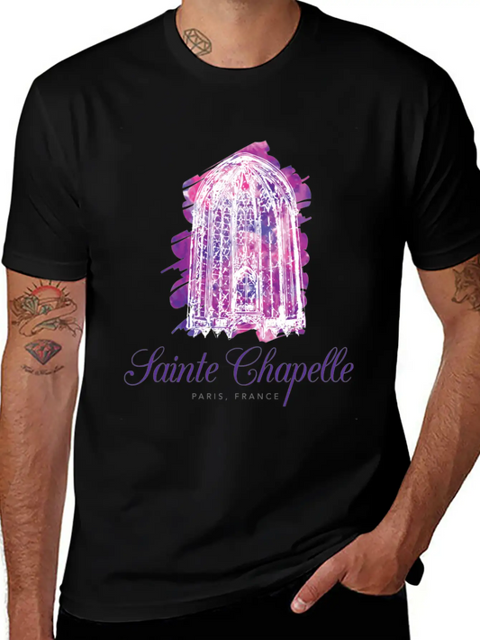 Sainte Chapelle - Paris, France Stylish Everyday T-Shirt – Unisex Basic Cotton Tee