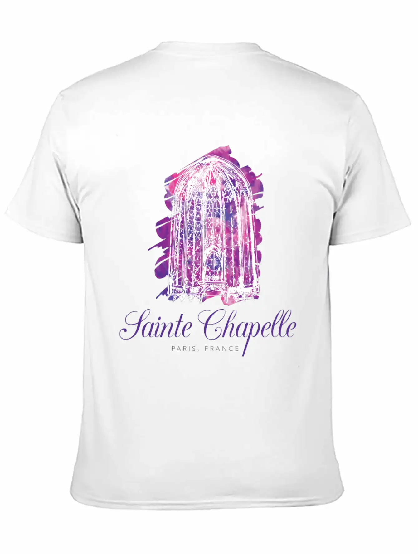 Sainte Chapelle - Paris, France Stylish Everyday T-Shirt – Unisex Basic Cotton Tee