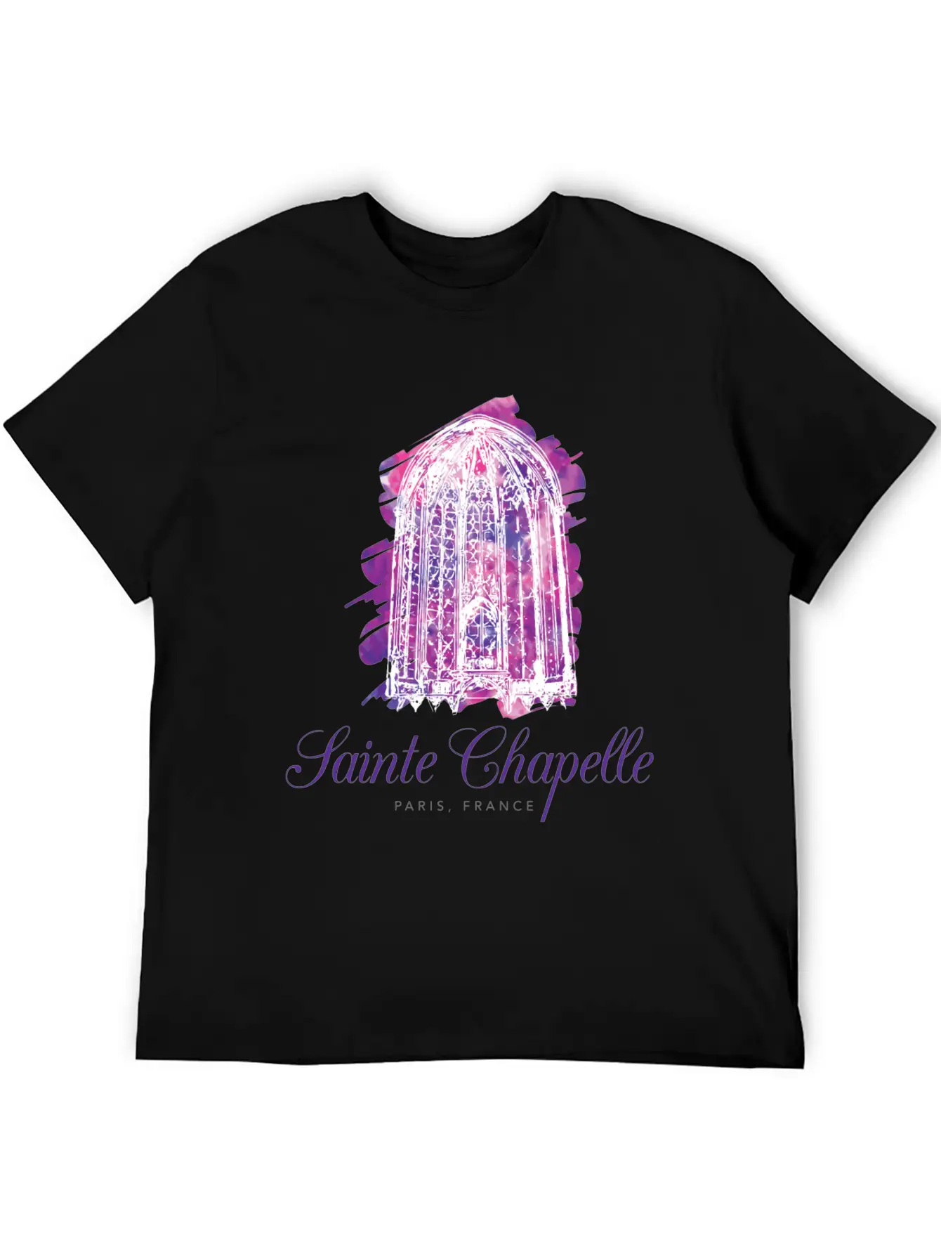 Sainte Chapelle - Paris, France Stylish Everyday T-Shirt – Unisex Basic Cotton Tee