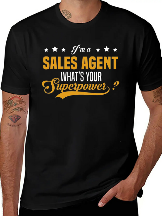 Sales Agent Comfortable Minimalist Graphic Tee – Summer Style Essential