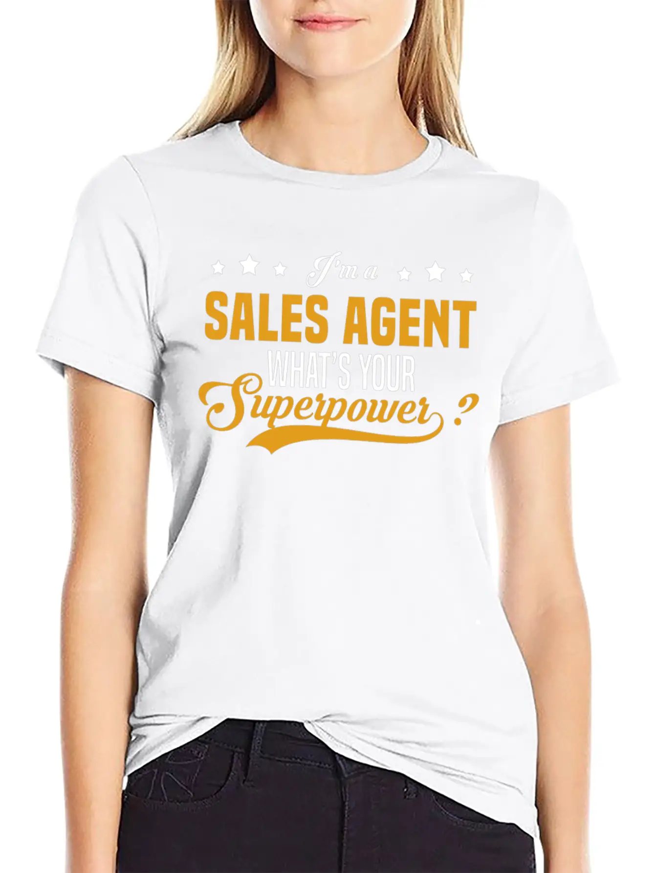 Sales Agent Comfortable Minimalist Graphic Tee – Summer Style Essential