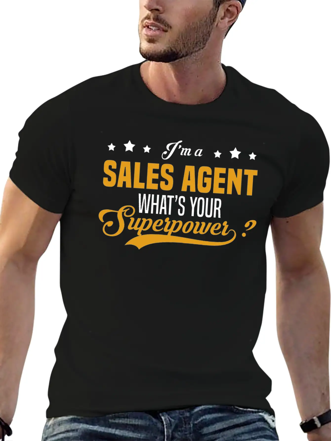 Sales Agent Comfortable Minimalist Graphic Tee – Summer Style Essential
