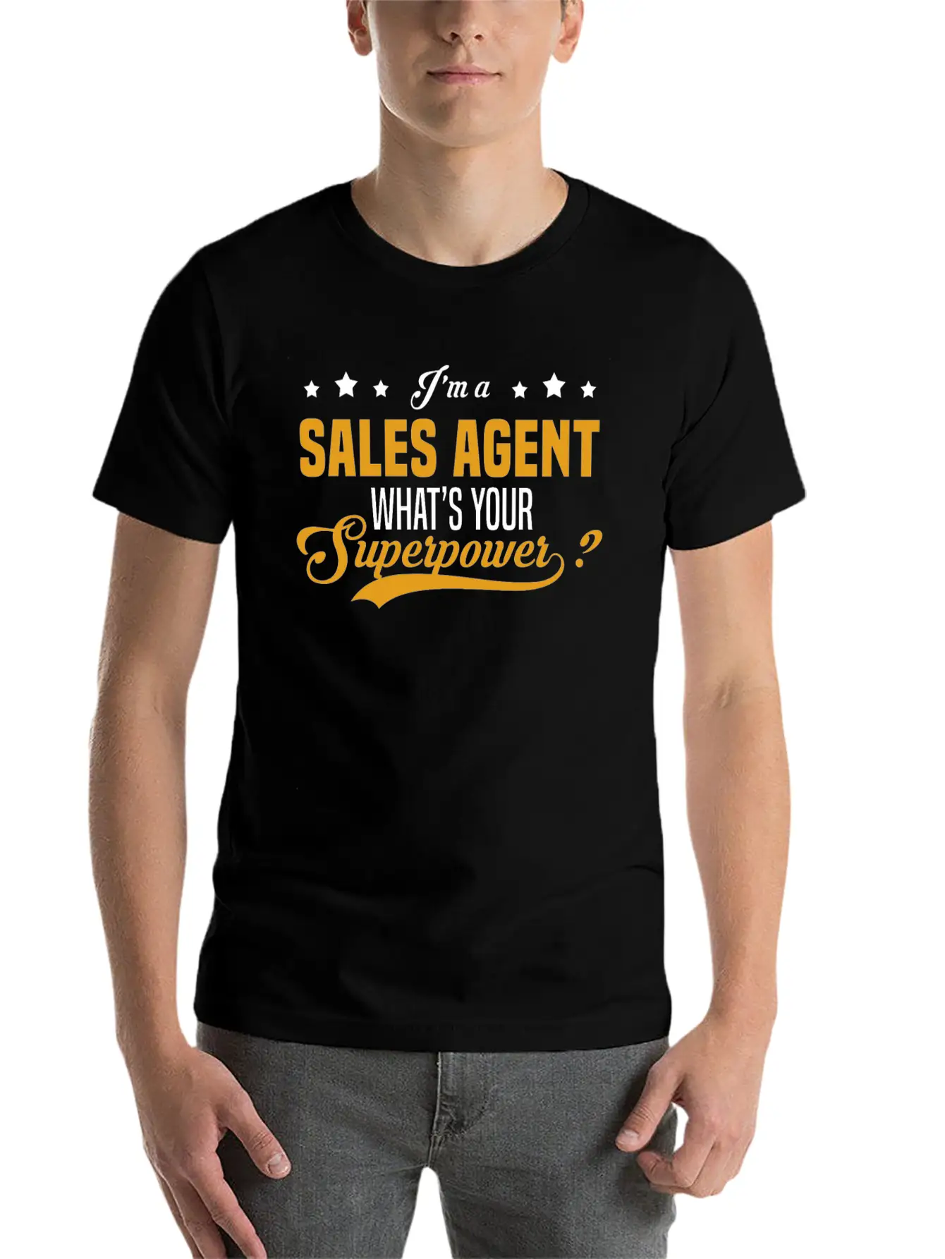 Sales Agent Comfortable Minimalist Graphic Tee – Summer Style Essential