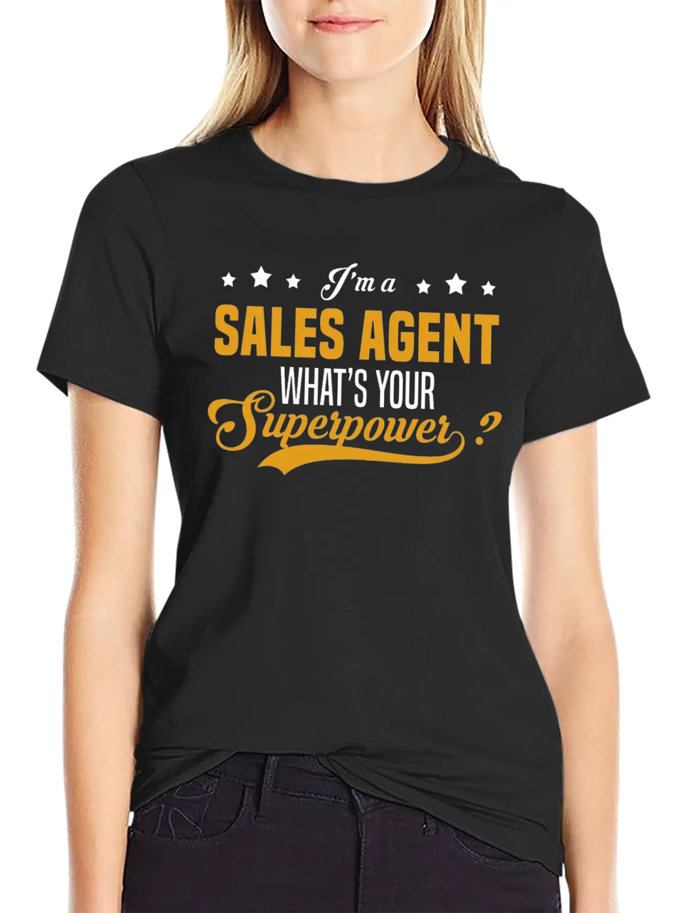 Sales Agent Comfortable Minimalist Graphic Tee – Summer Style Essential