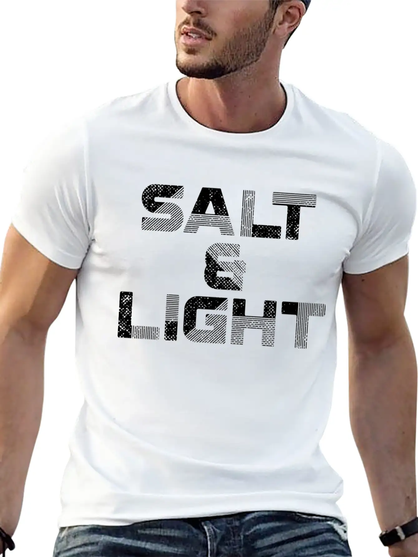 Salt And Light Timeless Short Sleeve Tee – Comfy And Minimalist Design