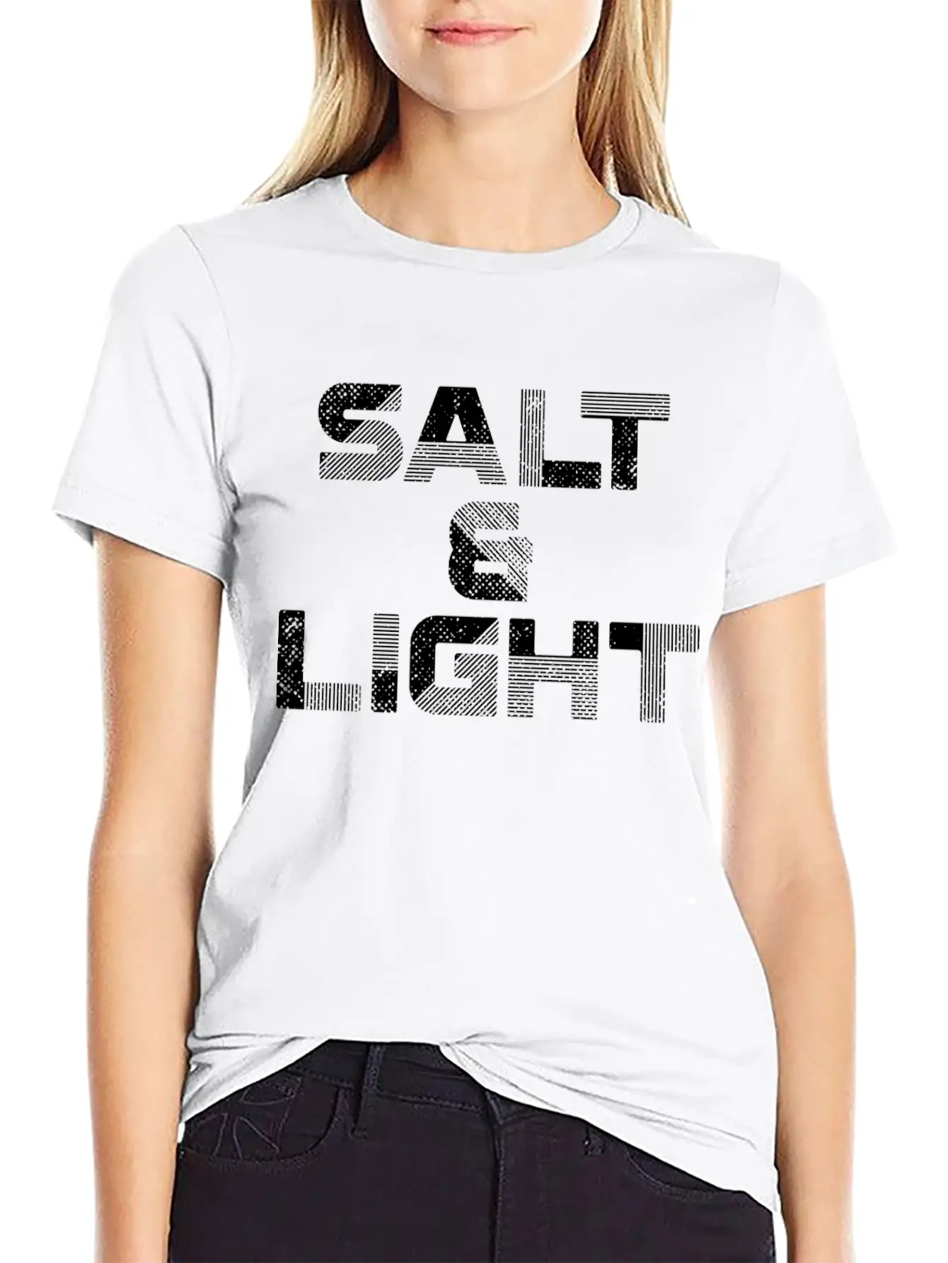 Salt And Light Timeless Short Sleeve Tee – Comfy And Minimalist Design