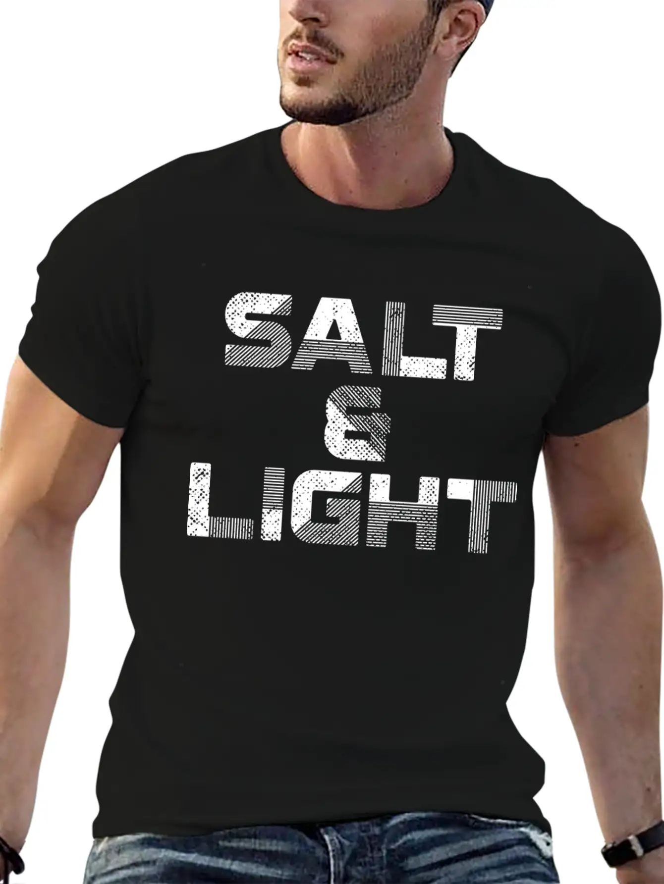 Salt And Light Timeless Short Sleeve Tee – Comfy And Minimalist Design