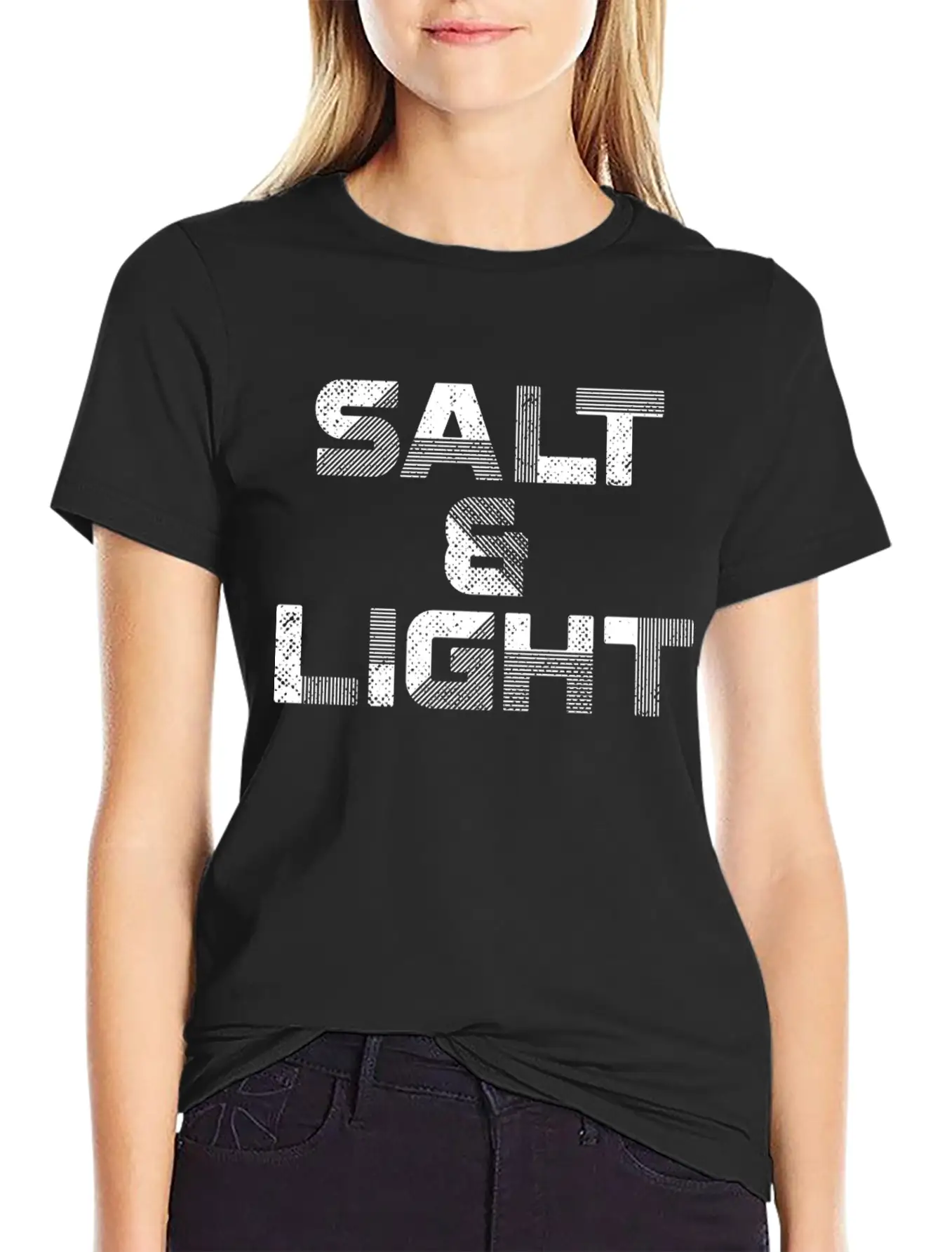 Salt And Light Timeless Short Sleeve Tee – Comfy And Minimalist Design
