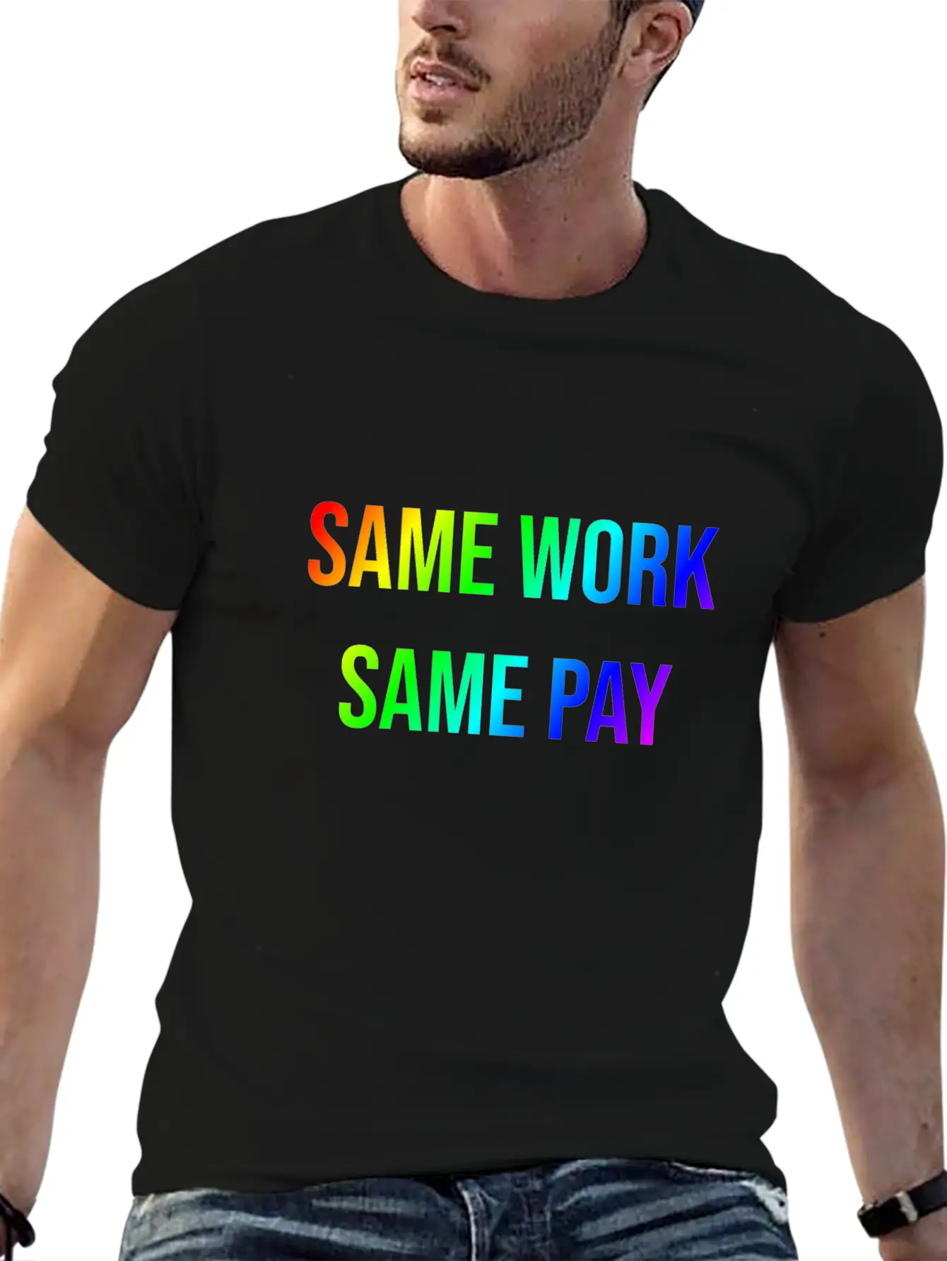 SAME WORK - SAME PAY Stylish Everyday T-Shirt – Unisex Basic Cotton Tee