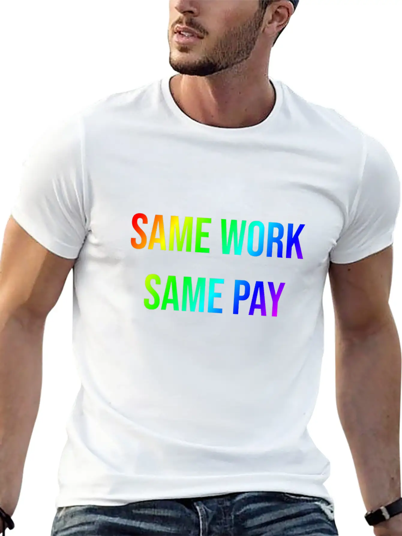 SAME WORK - SAME PAY Stylish Everyday T-Shirt – Unisex Basic Cotton Tee