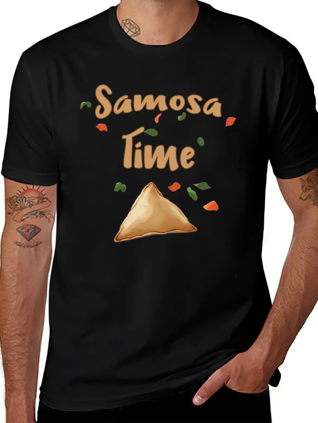 Samosa Time Essential Unisex Summer Tee – Soft Cotton Casual Fit