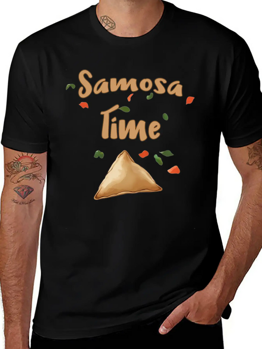 Samosa Time Essential Unisex Summer Tee – Soft Cotton Casual Fit