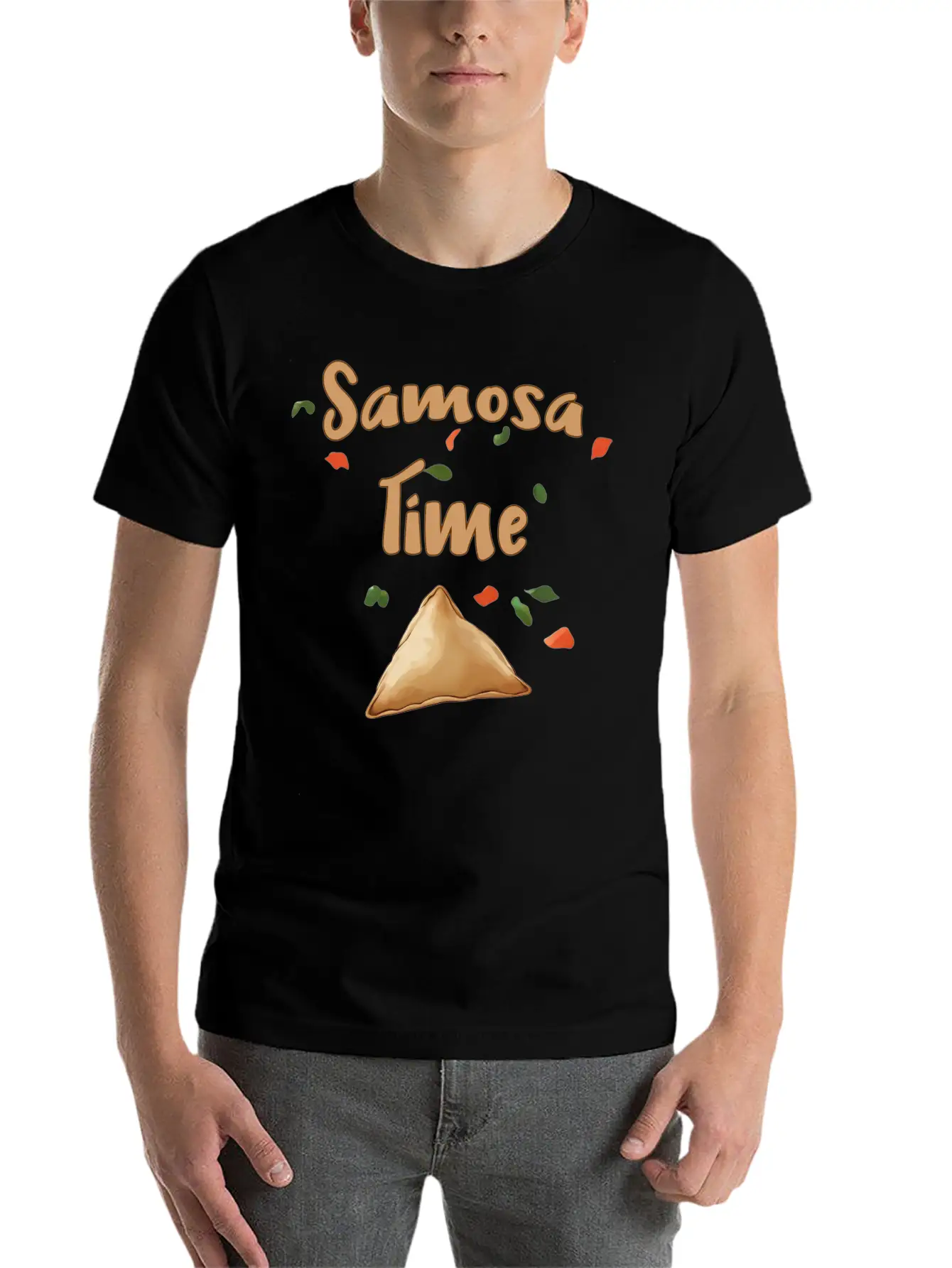 Samosa Time Essential Unisex Summer Tee – Soft Cotton Casual Fit