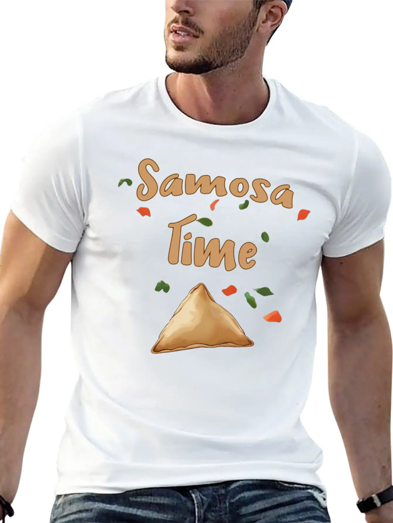 Samosa Time Essential Unisex Summer Tee – Soft Cotton Casual Fit