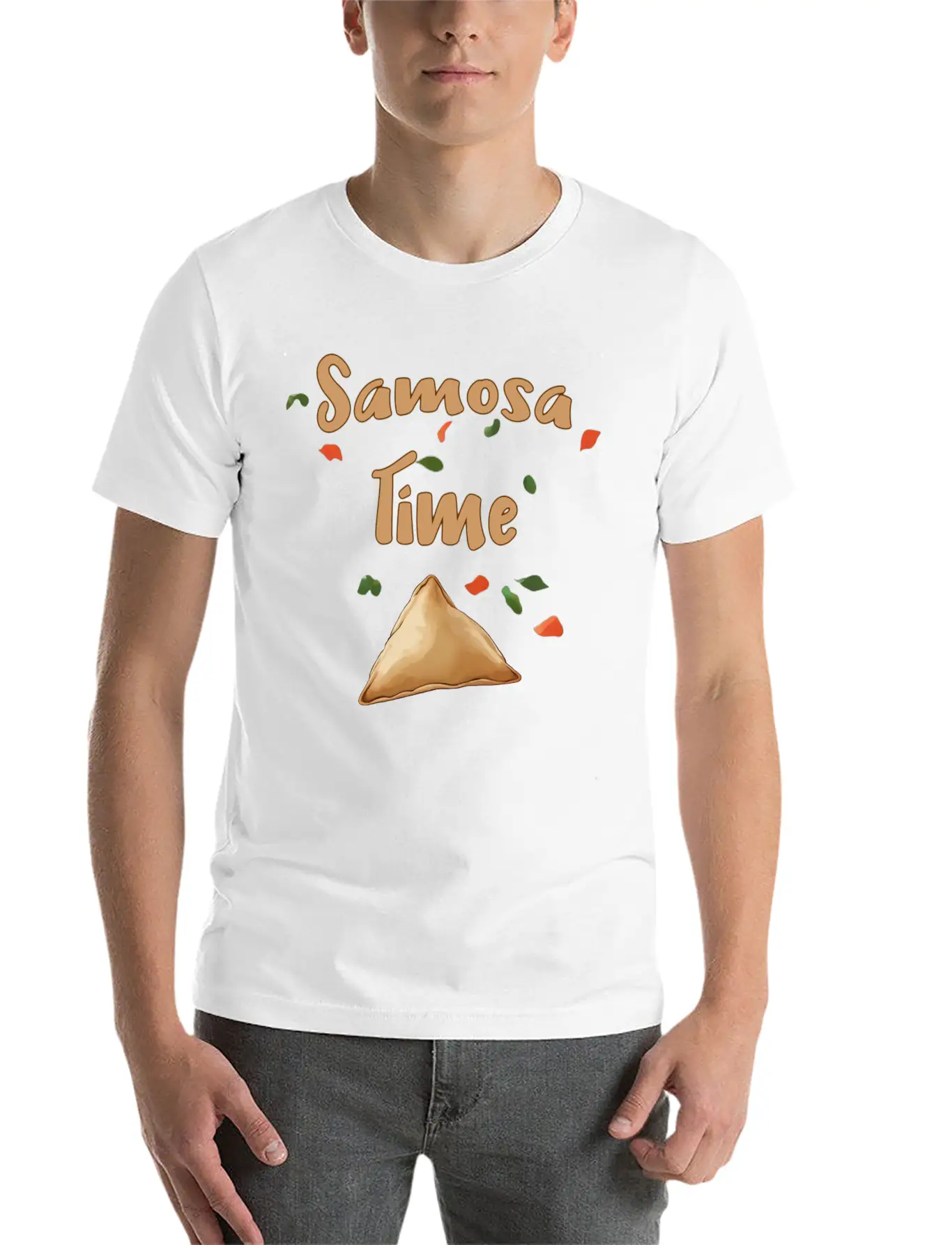 Samosa Time Essential Unisex Summer Tee – Soft Cotton Casual Fit