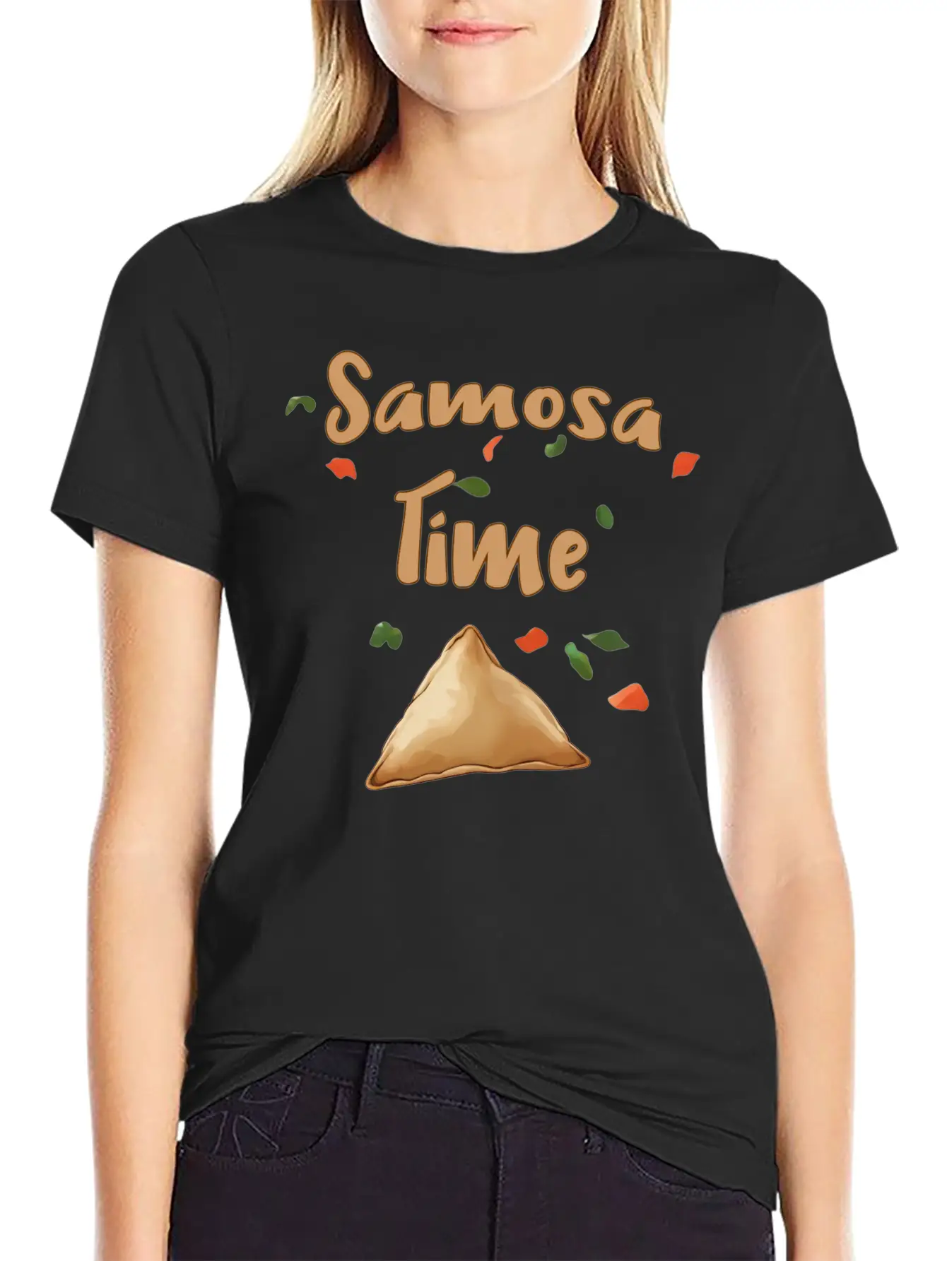 Samosa Time Essential Unisex Summer Tee – Soft Cotton Casual Fit