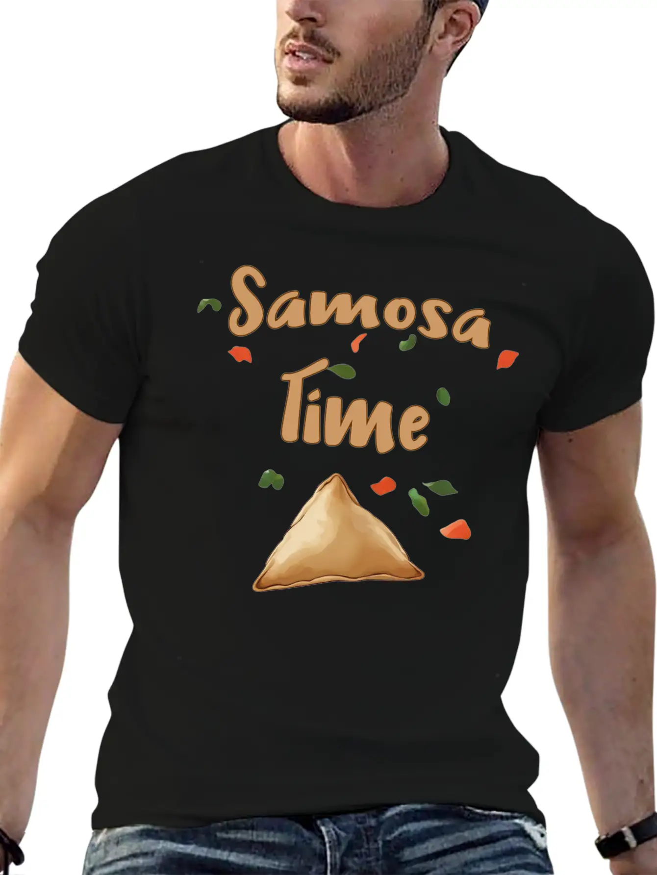 Samosa Time Essential Unisex Summer Tee – Soft Cotton Casual Fit