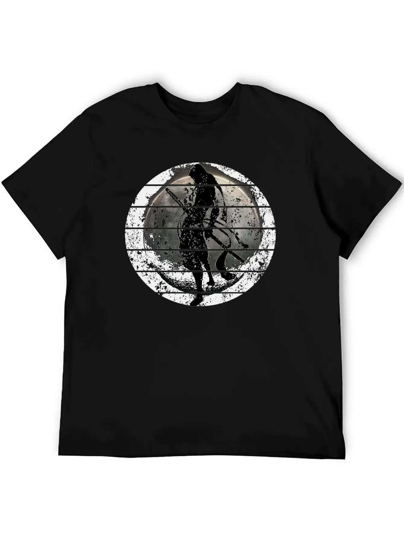 Samurai - Moon Stylish Everyday T-Shirt – Unisex Basic Cotton Tee