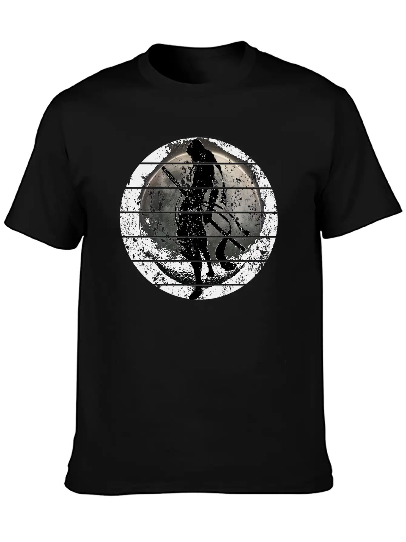 Samurai - Moon Stylish Everyday T-Shirt – Unisex Basic Cotton Tee