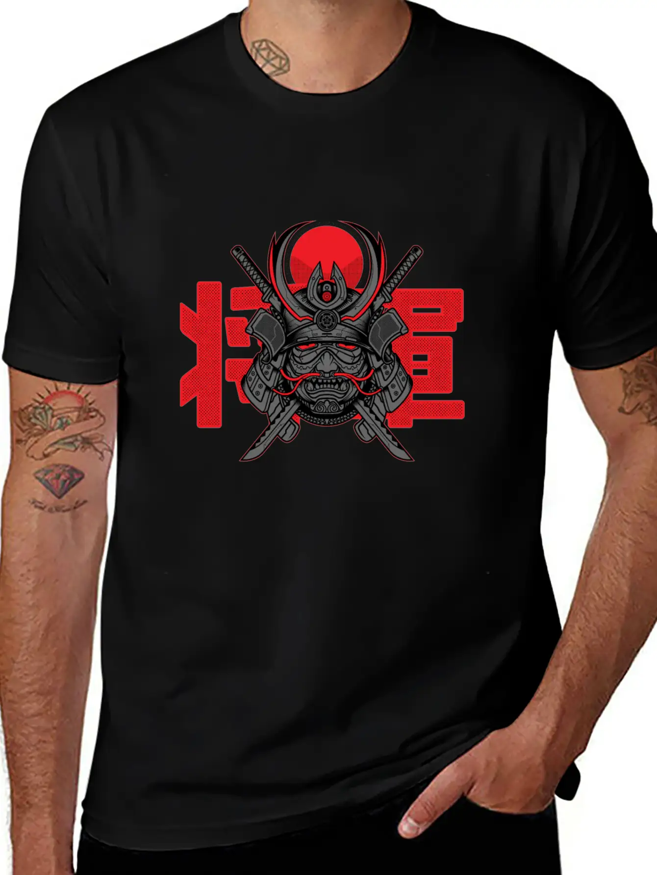 Samurai Shogun Stylish Everyday T-Shirt – Unisex Basic Cotton Tee