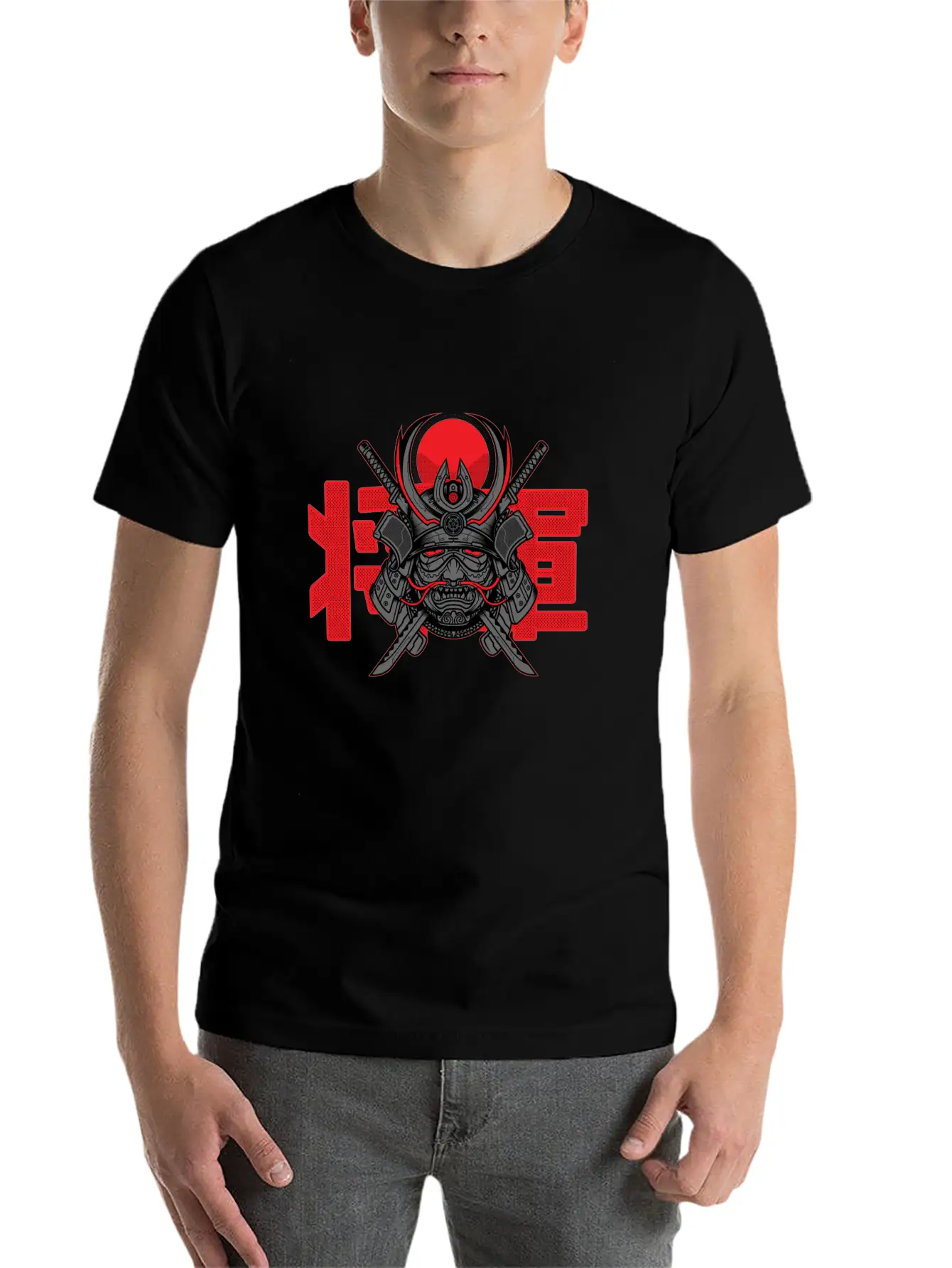 Samurai Shogun Stylish Everyday T-Shirt – Unisex Basic Cotton Tee