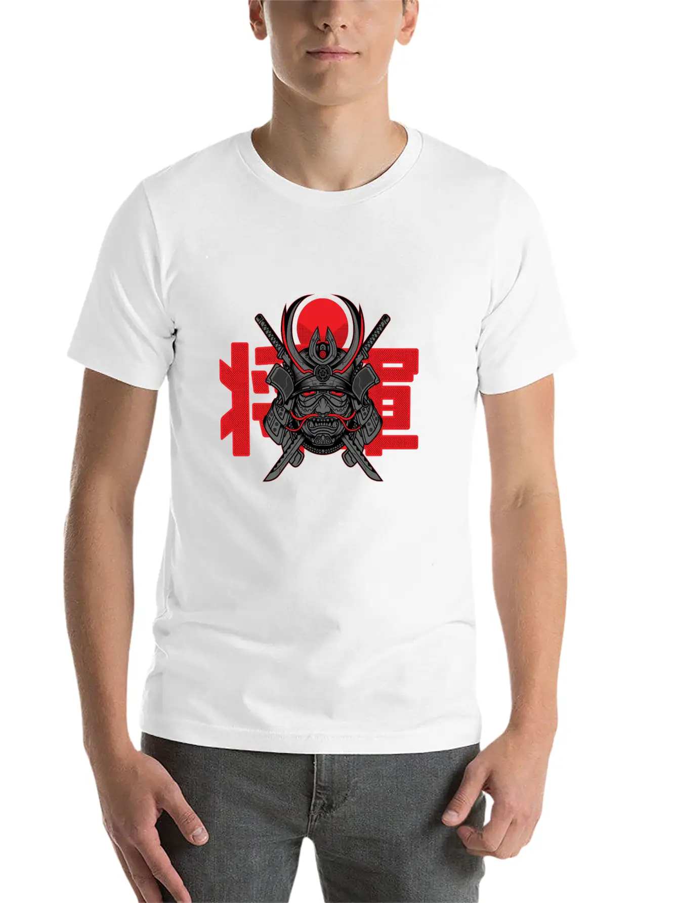 Samurai Shogun Stylish Everyday T-Shirt – Unisex Basic Cotton Tee