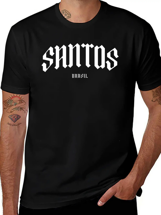 Santos Brasil Basic Graphic T-Shirt – Daily Comfort In Soft Cotton