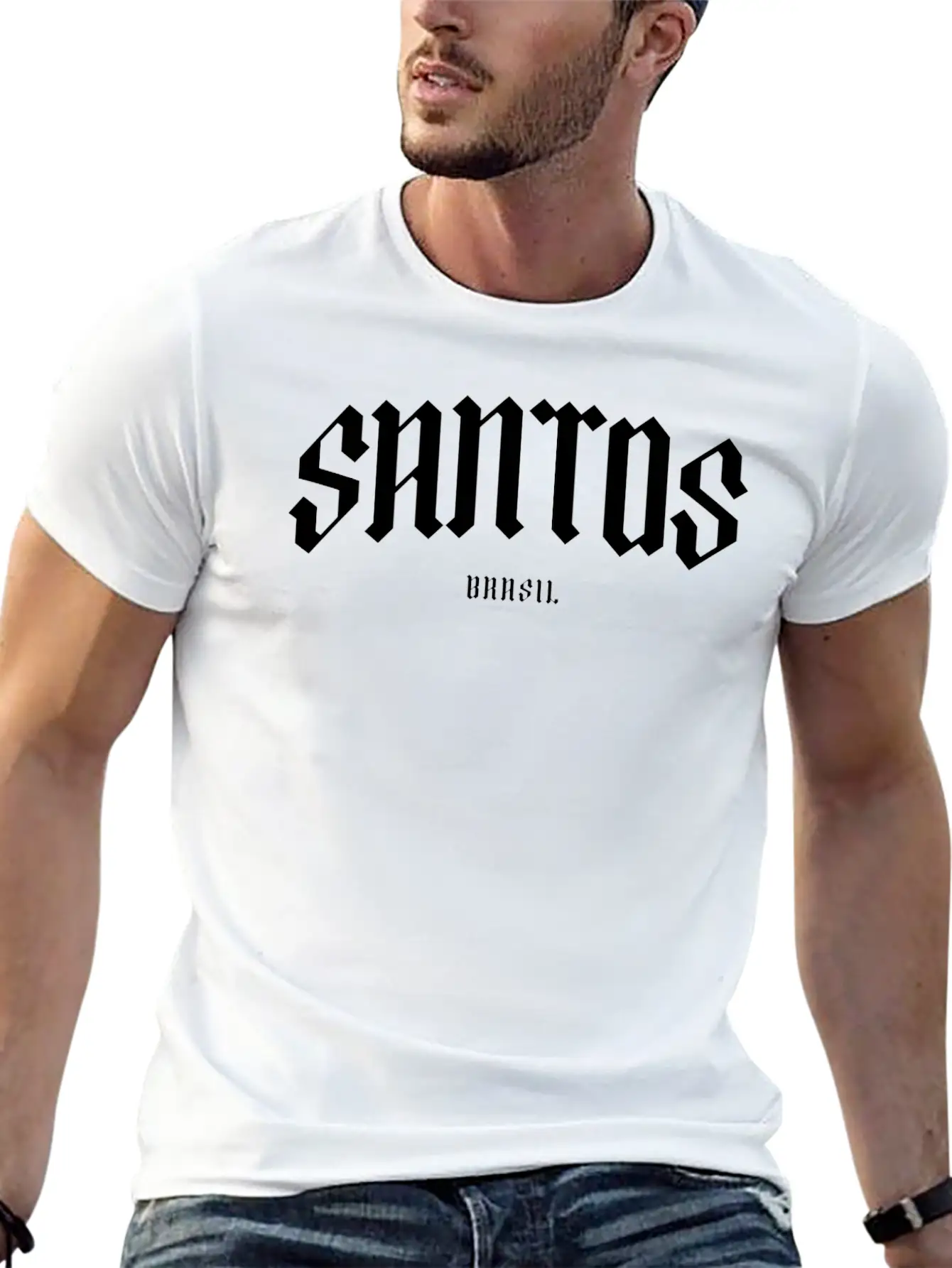 Santos Brasil Stylish Everyday T-Shirt – Unisex Basic Cotton Tee