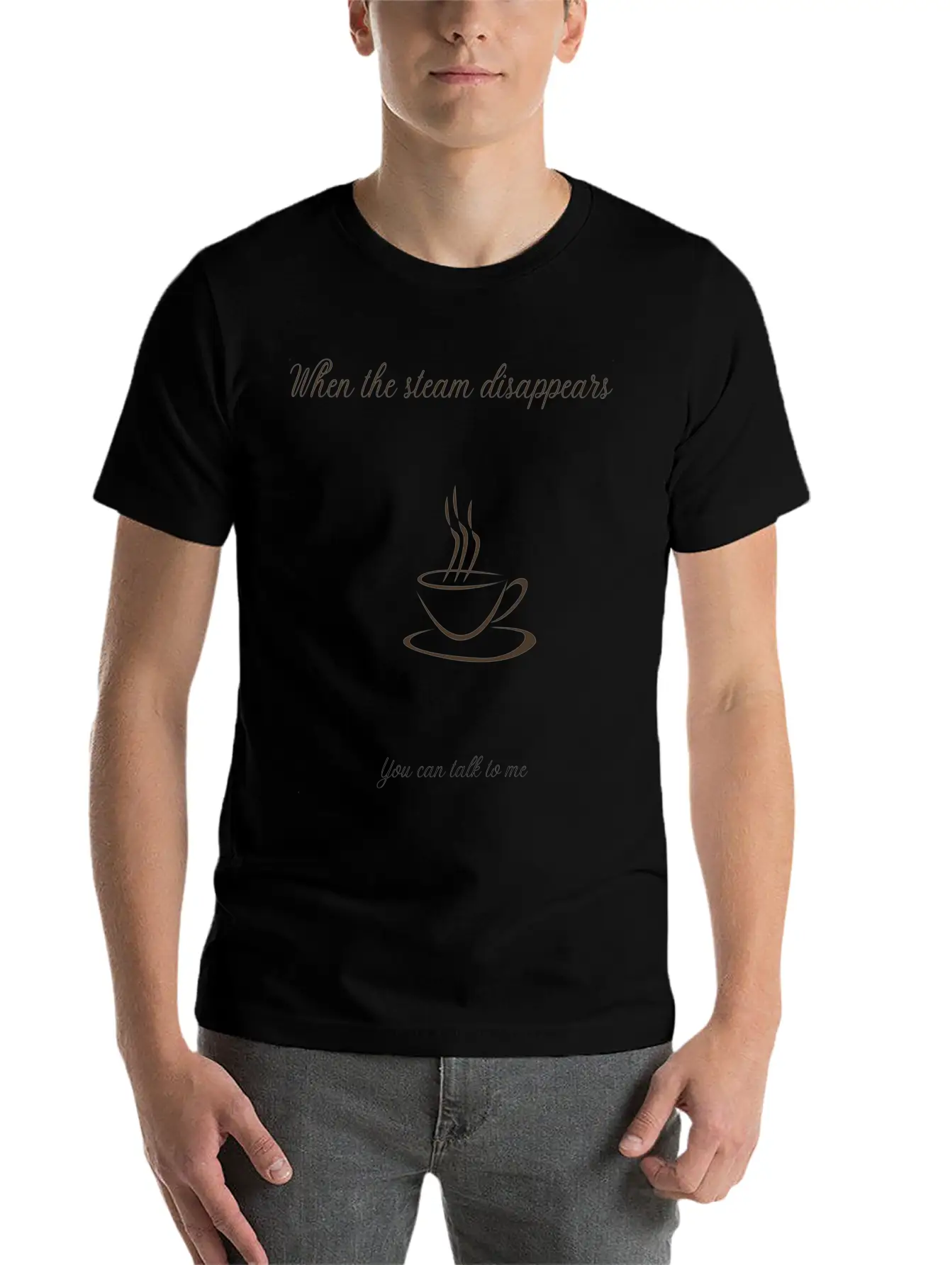 Sarcastic Coffee Unisex Short Sleeve Soft Cotton T-Shirt – Casual Everyday Wear